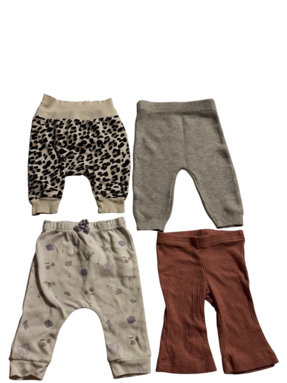 Baby Girl Pants Bundle Size 0-3 Months / 3M Carter’s Disney Baby Leopard Ribbed